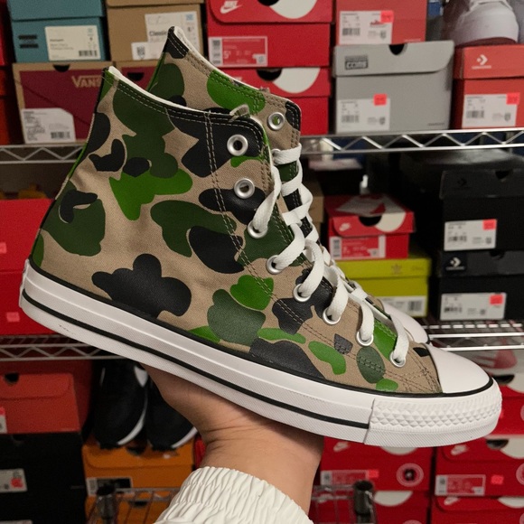 Converse Chuck Taylor All Star Camouflage Print High Top Sneakers